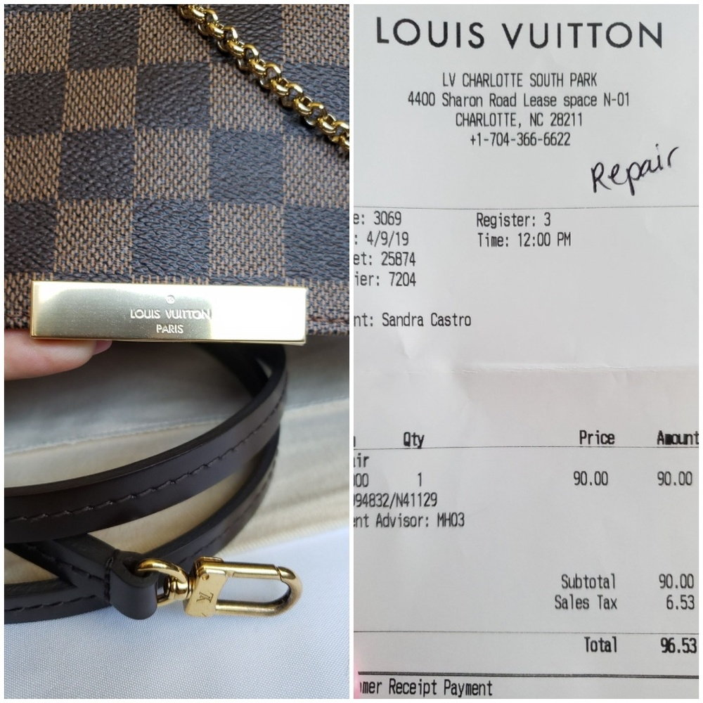 Louis Vuitton Favorite Damier Ebene MM - Picture 4 of 8
